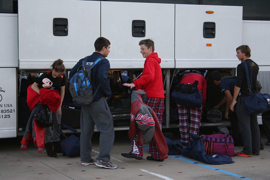 Centennial Band returns home from State. (Photo By Emma Bittner)