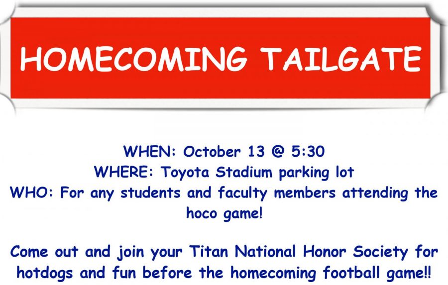 NHS Homecoming Tailgate