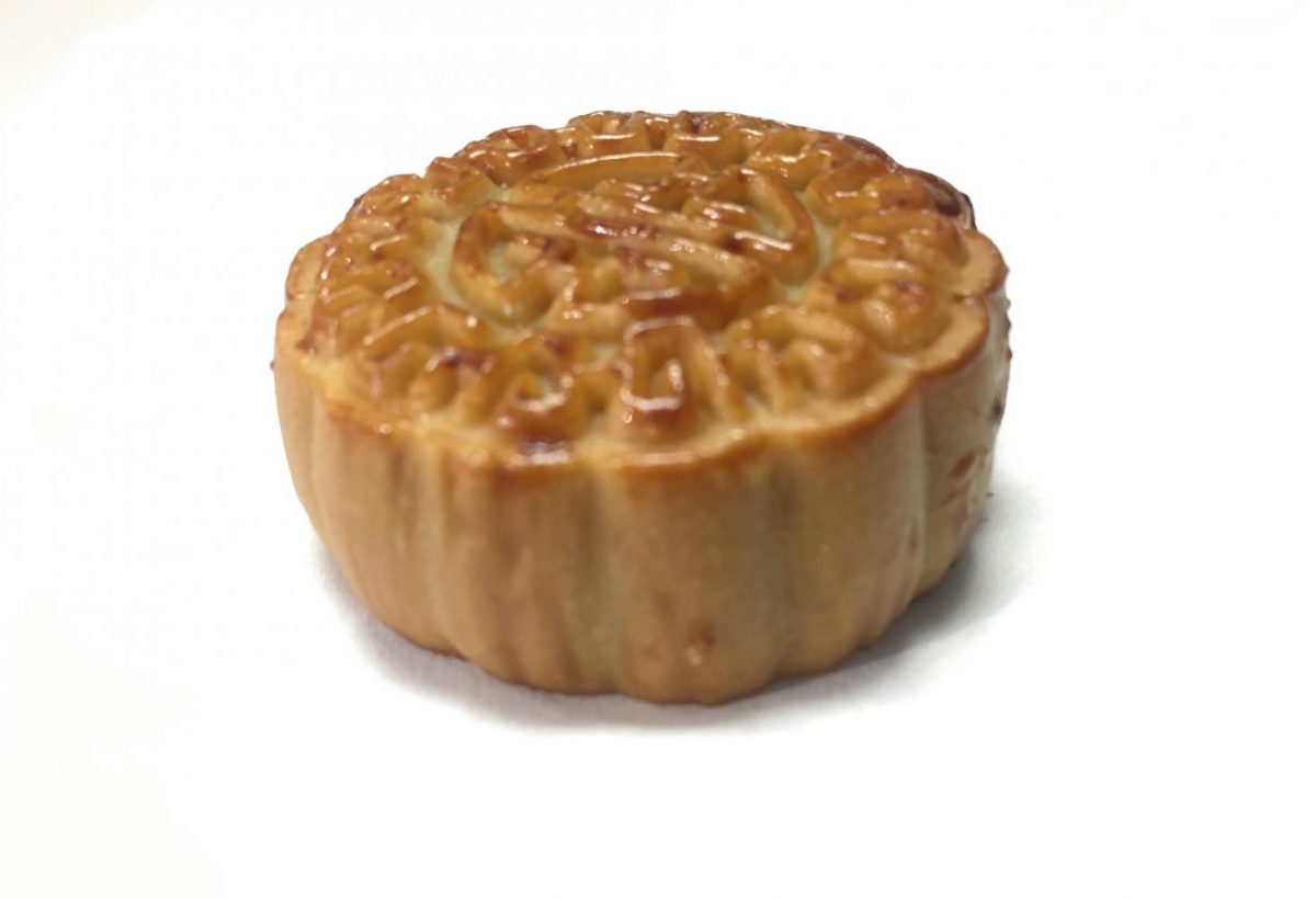 A decadent pastry popular in China during the Mid-Autumn Festival.