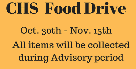 CHS Food Drive