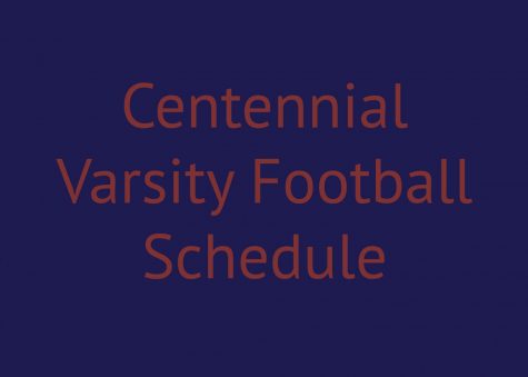 Centennial Football Schedule 2018