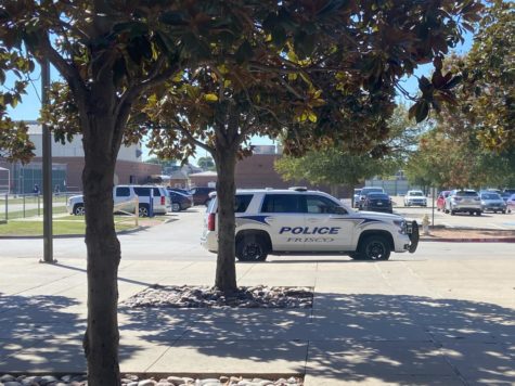 Frisco Police Department Parked to Monitor Centennial High School Safety