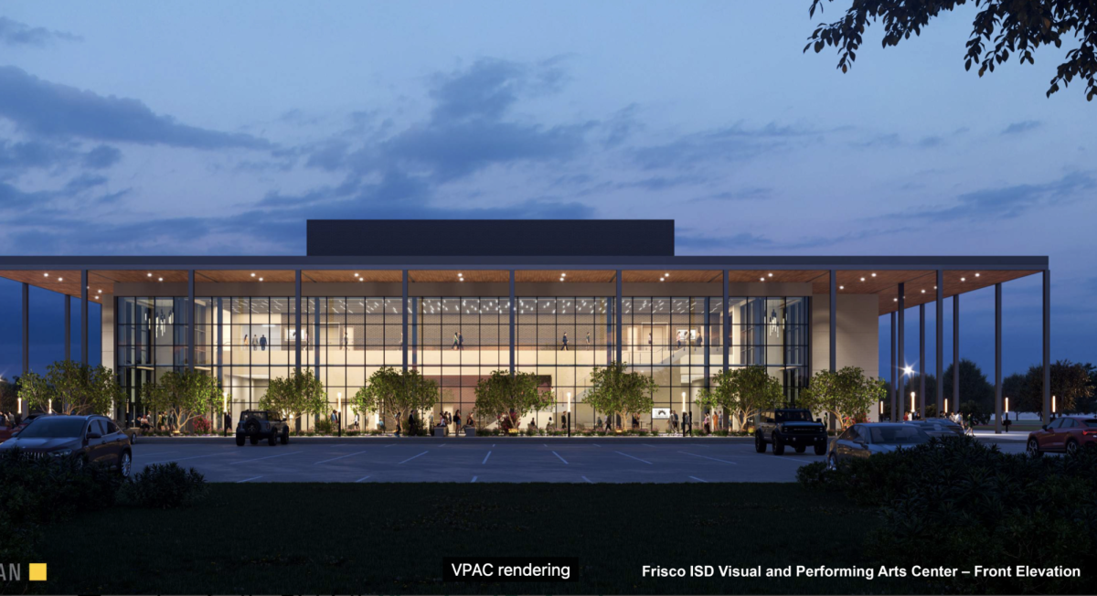 The FISD Visual and Performing Arts Center!