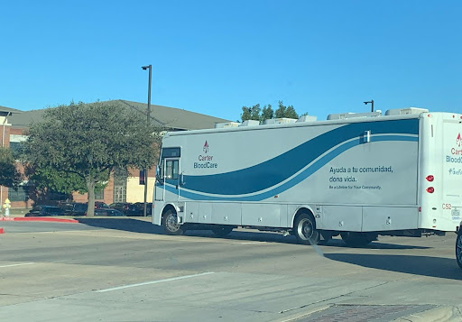 One of the Carter BloodCare vans driving to Centennial on November 14th.