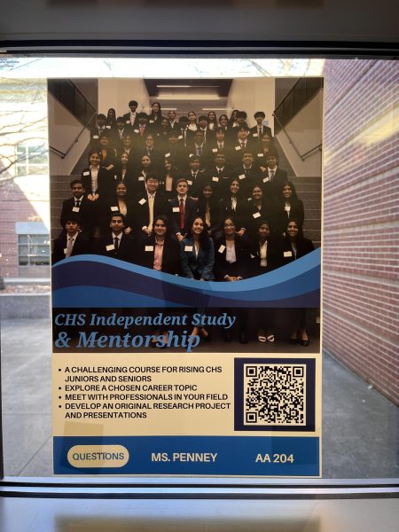 A poster about the ISM class located in downstairs B-hall.