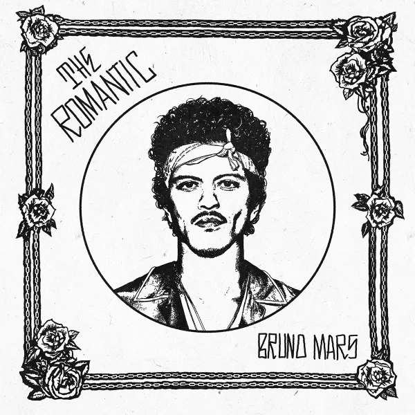 "The Romantic" by Bruno Mars digital album cover.
