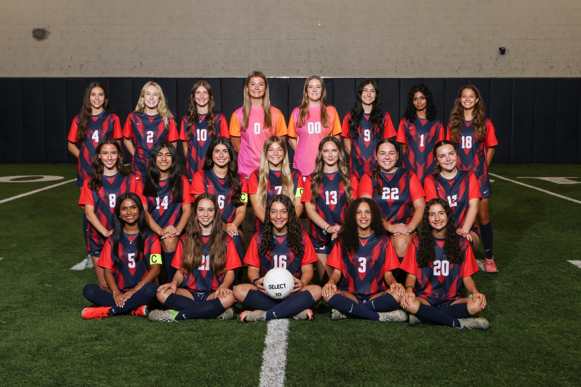 The Titan's Girls Soccer Varsity 